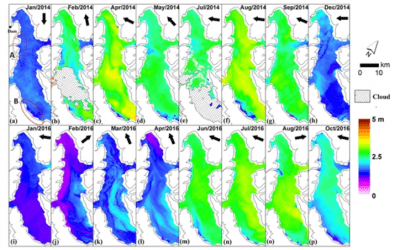 reservatórios imagens de satélite