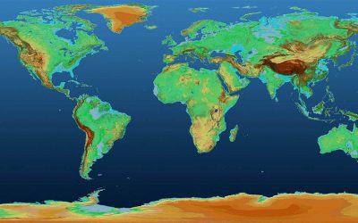 mapa mundi em 3D