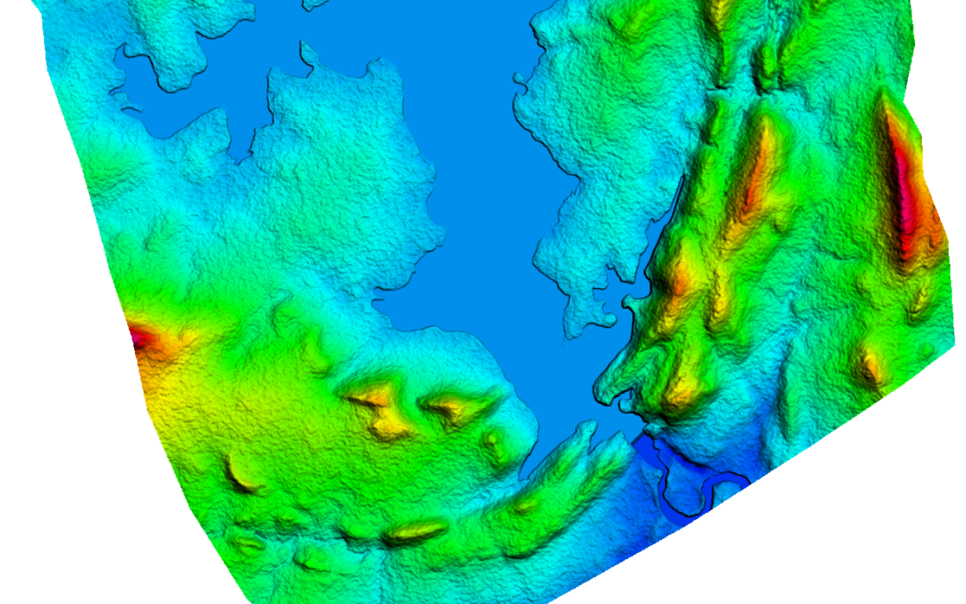 AW3D Topografia para estudos de barragem