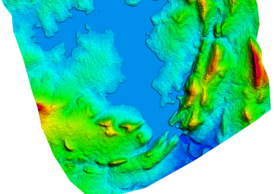 AW3D Topografia para estudos de barragem