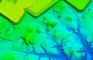modelo digital de terreno - Topografia para estudos de barragem