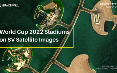 SpaceWill divulga imagens do SuperView NEO-1 e SuperView-1 dos estádios da Copa do Mundo 2022