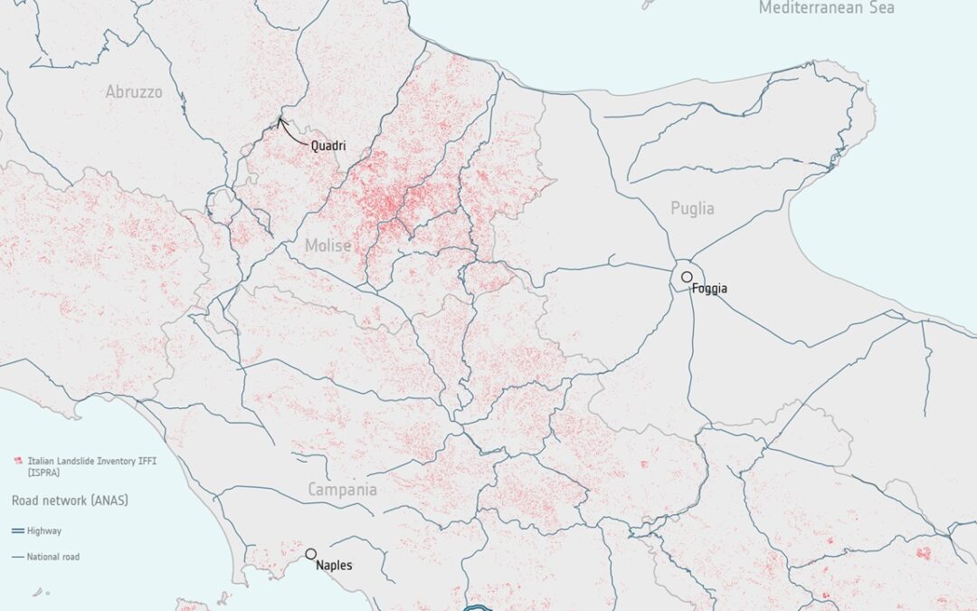 Dados de satélite na gestão da segurança de infraestruturas rodoviárias na Itália