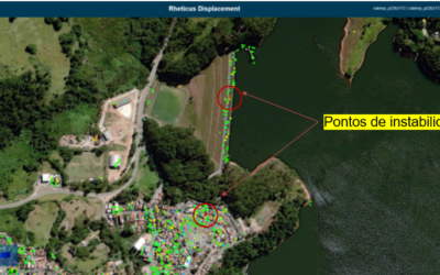 Monitoramento de movimentação de terras para Barragens - Rheticus ®